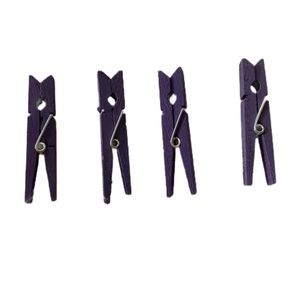 Purple Small Clothespins